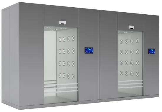 Cargo and Personnel Air Shower Room for Clean Factory Entrance